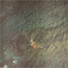 Epave de l'Amoco Cadiz  le 18 mars 1978 vue du ciel